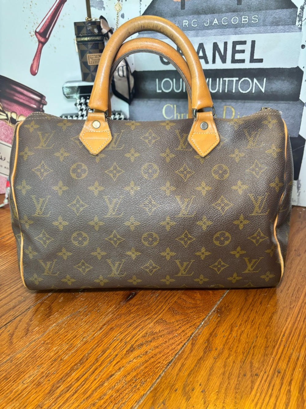 Authentic Louis Vuitton Monogram Speedy 30 Handbag | Vintage USA Made |